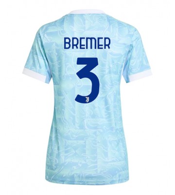 Lacne Ženy Futbalové dres Juventus Gleison Bremer #3 2025-26 Krátky Rukáv - Preč